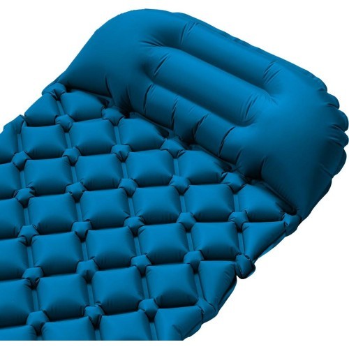 NC4006 TURQUOISE TOURIST MAT WITH PUMP NILS CAMP