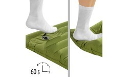 NC4101 GREEN MAT WITH BUILT IN PUMP 9CM NILS CAMP