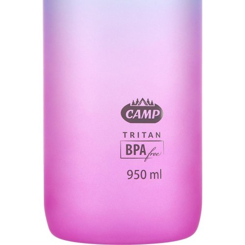 NCD04 GREEN-PINK TRITAN BOTTLE NILS CAMP