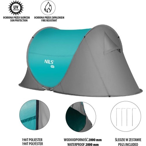 Кемпинговая палатка-автомат NC3743 NILS CAMP