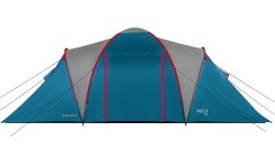 Кемпинговая палатка NC6431 синяя и светло-серая Highland IV Nils Camp
