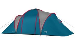 Кемпинговая палатка NC6431 синяя и светло-серая Highland IV Nils Camp