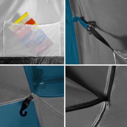 NC6431 CAMPING TENT BLUE-LIGHT GREY HIGHLAND IV NILS CAMP