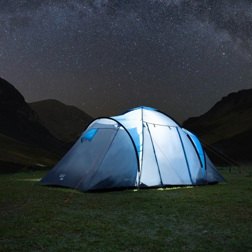 NC6431 CAMPING TENT BLUE-GRAY HIGHLAND IV NILS CAMP