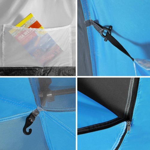 NC6431 CAMPING TENT BLUE-GRAY HIGHLAND IV NILS CAMP