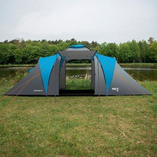 NC6431 CAMPING TENT BLUE-GRAY HIGHLAND IV NILS CAMP