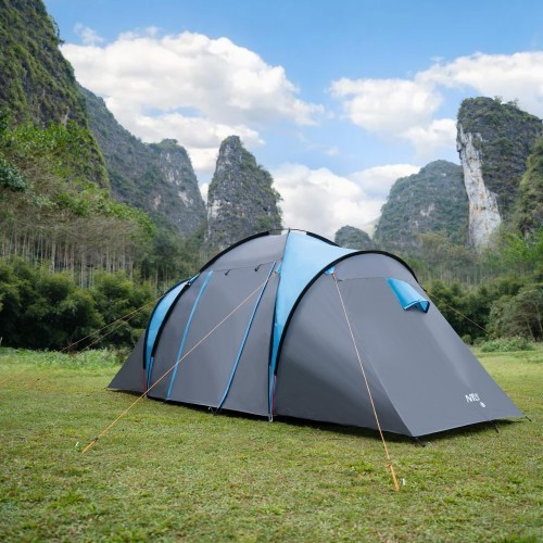 NC6431 CAMPING TENT BLUE-GRAY HIGHLAND IV NILS CAMP