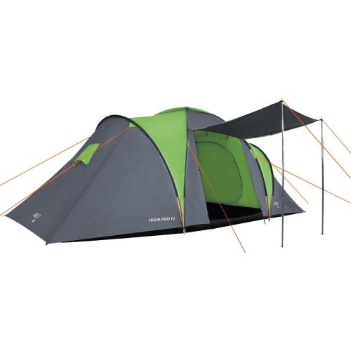 Зелено-серая кемпинговая палатка NC6431 Highland IV Nils Camp