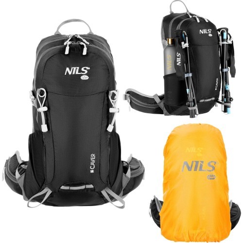 NC1950 BACKPACK TOURIST BLACK CAVER 18 NILS CAMP