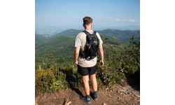 NC1950 BACKPACK TOURIST BLACK CAVER 18 NILS CAMP