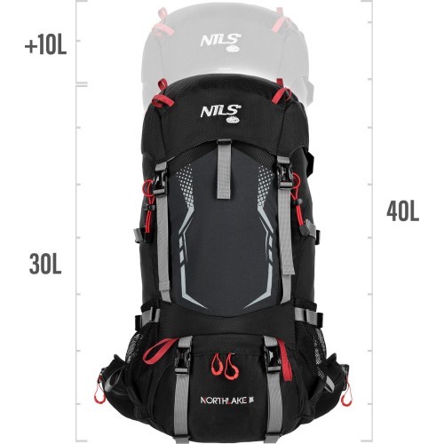 NC1993 BACKPACK TOURIST BLACK NORTHLAKE 30L NILS CAMP