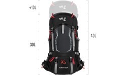 NC1993 BACKPACK TOURIST BLACK NORTHLAKE 30L NILS CAMP
