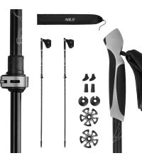 NW8612 NORDIC WALKING POLES ALUMINIUM NILS