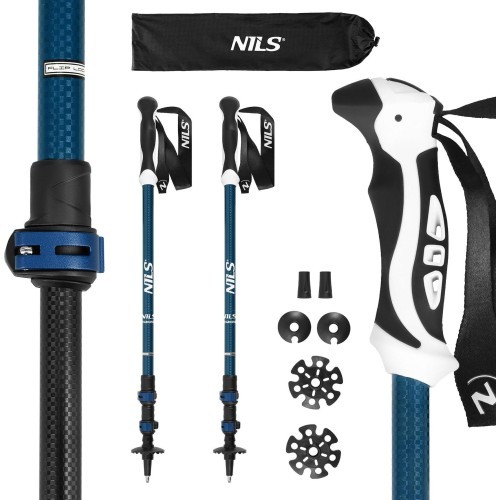 TK8601 BLUE NILS ALUMINUM TREKKING POLES