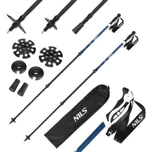 TK8601 BLUE NILS ALUMINUM TREKKING POLES