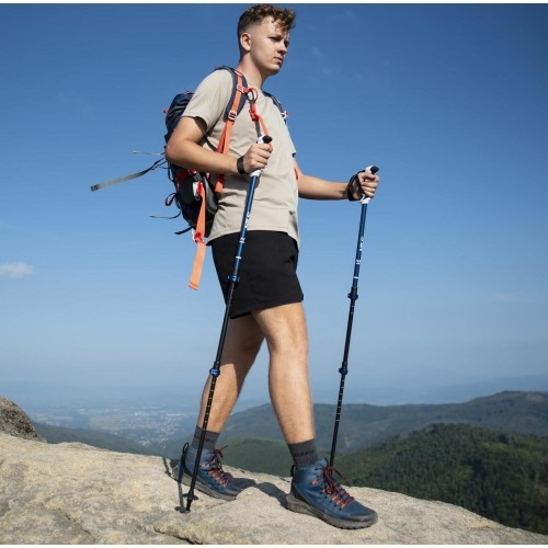 TK8601 BLUE NILS ALUMINUM TREKKING POLES