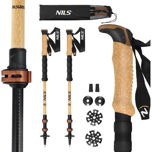 Бамбуковые треккинговые палки TK8606 NILS