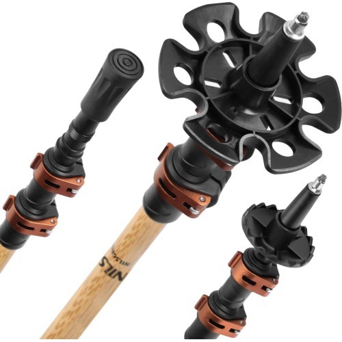 TK8606 BAMBOO TREKKING POLES NILS