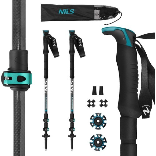 Треккинговые палки из углеродного волокна TK8607 NILS