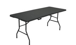 Turistinis stalas NILS CAMP NC1618 180 cm, antracito spalvos