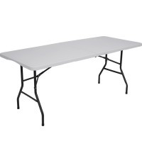 Turistinis stalas NILS Camp NC1618 180 cm baltas
