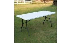 Turistinis stalas NILS Camp NC1618 180 cm baltas