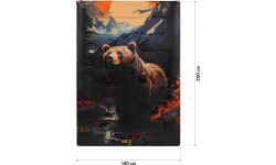 NC3601 3-IN-1 DUAL-SEATER SLEEPING BAG BEAR NILS CAMP