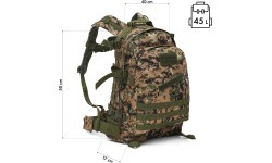 NC3904 VANGUARD MORO TACTICAL BACKPACK 45L NILS CAMP
