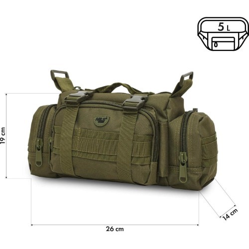 NC3907 HIP BAG GREEN XL NILS CAMP