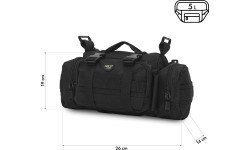 NC3907 HIP BAG BLACK XL NILS CAMP