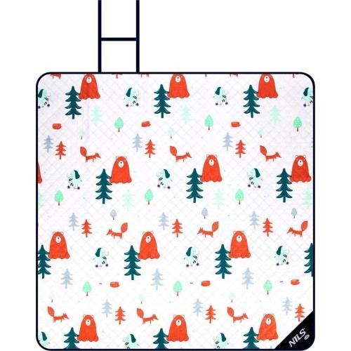 NC8028 FOREST PICNIC BLANKET 195X200 CM NILS CAMP