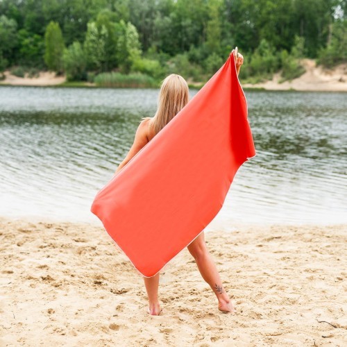 NCR11 MICROFIBRE TOWEL CORAL 140x70 CM NILS