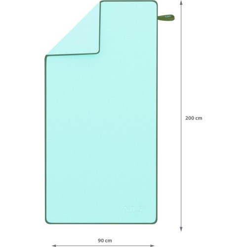 NCR13 GREEN MICROFIBRE TOWEL 200x90 cm NILS