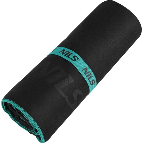 Microfibre Towel Nils Camp NCR13 Black, 200x90 cm
