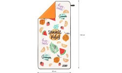 NCR14 SUMMER MICROFIBER TOWEL 160x80 cm NILS