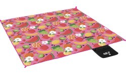 NC2223 PICNIC BLANKET FRUIT 200x200 PE ALU NILS CAMP