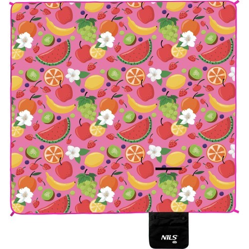 Pikniko pledas NILS Camp NC2223 Fruit 200x200 PE ALU