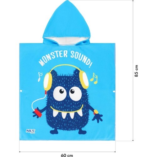 NAR20 MONSTER PONCHO TOWEL NILS AQUA