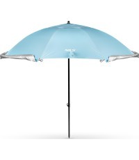 Пляжный зонт / ветрозащита 2в1 XXL 240 см синий NC17114 NILS