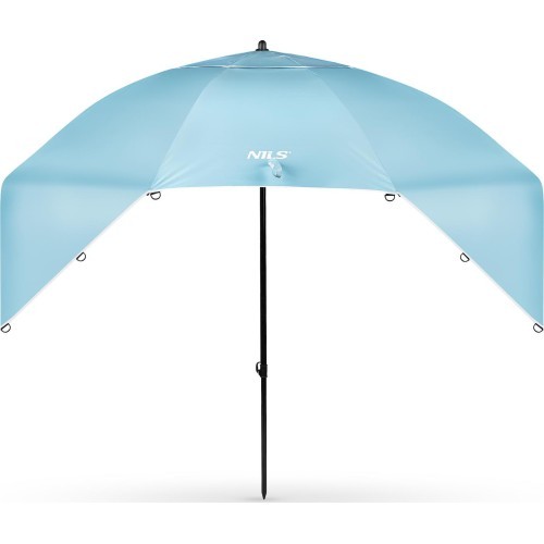 NC17114 BEACH UMBRELLA/WINDSCREEN 2IN1 XXL 240 CM BLUE NILS