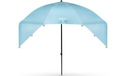 NC17114 BEACH UMBRELLA/WINDSCREEN 2IN1 XXL 240 CM BLUE NILS