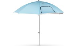 Paplūdimio skėtis / užuovėja 2in1 XXL 240 cm mėlynas NC17114 NILS