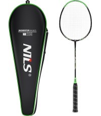 NR205 ALUMINUM ISOMETRIC / BADMINTON ROCKET + COVER NILS