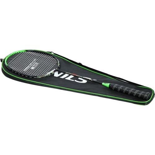 Ракетка для бадминтона NR205 Aluminum Isometric с чехлом Nils