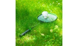 Badmintono raketė NR205 Aluminum Isometric su dėklu Nils