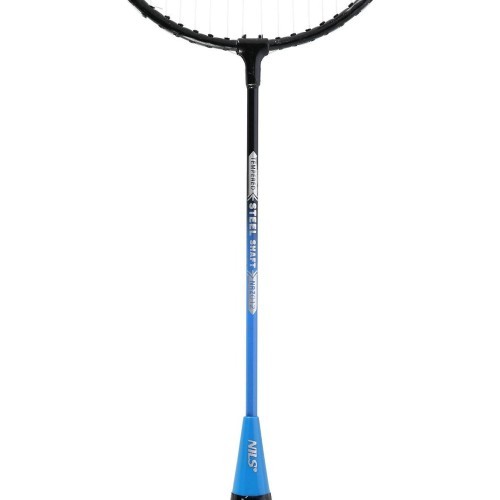 NRZ012 STEEL / BADMINTON SET 2 ROCKETS + 3 SHUTTLECOCKS + MESH + COVER NILS