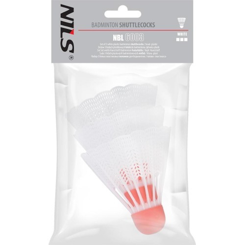 Nailoniniai badmintono skraidukai NILS NBL6003, 3 vnt.