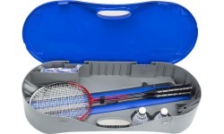 Nils ZSB2 2-in-1 badmintono ir teniso rinkinys: tinklas, 2 raketės, 3 plunksniukai, lagaminas