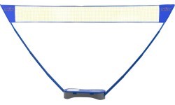 ZSB2 SET 2in1 BADMINTON NET + TENNIS + 2 ROCKETS + 3 SHUTTLECOCKS + SUITCASE NILS