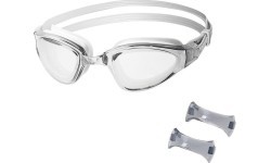 NQG180MAF GRAY SWIMMING GOGGLES NILS AQUA